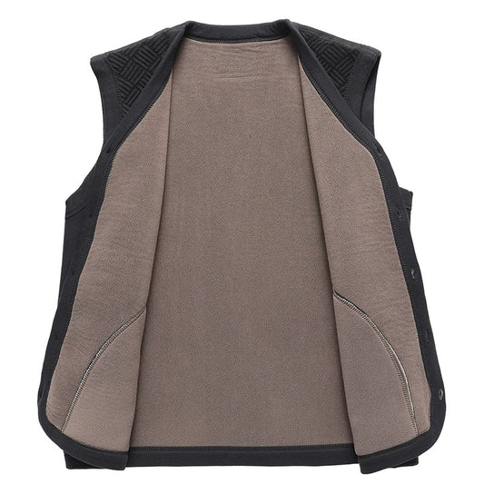 Gilet sans manches pour homme dans une teinte foncée
