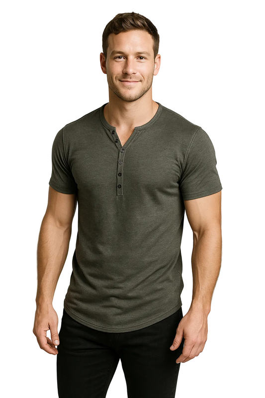 Chemise pour homme dans une teinte grise