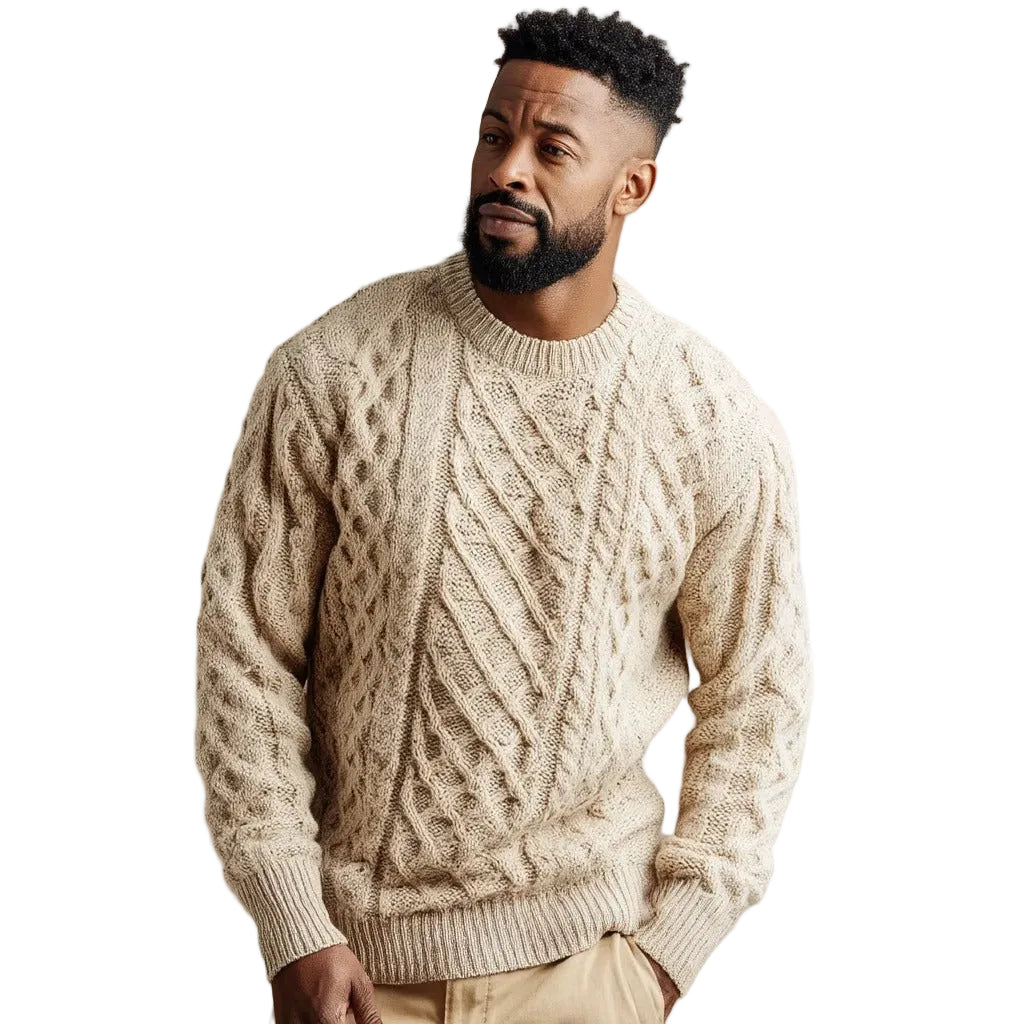 Pull pour homme dans une teinte beige claire