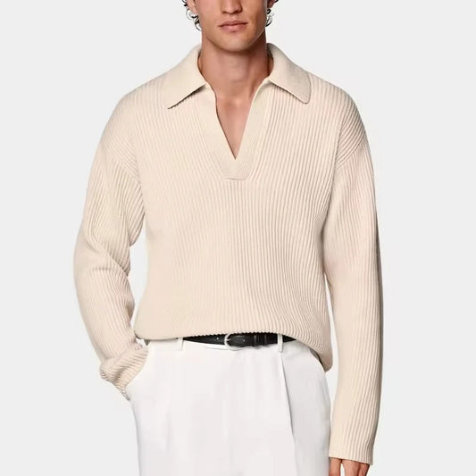 Pull pour homme dans une teinte crème claire