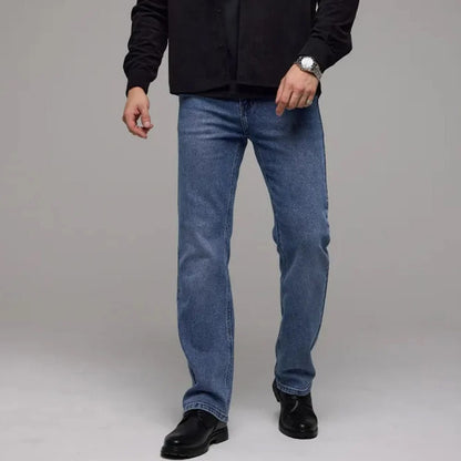 Jean pour homme en délavage bleu moyen