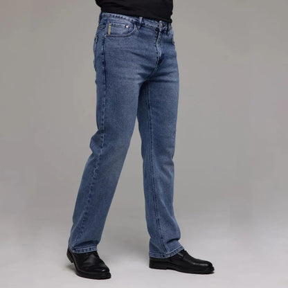 Jean pour homme en délavage bleu moyen
