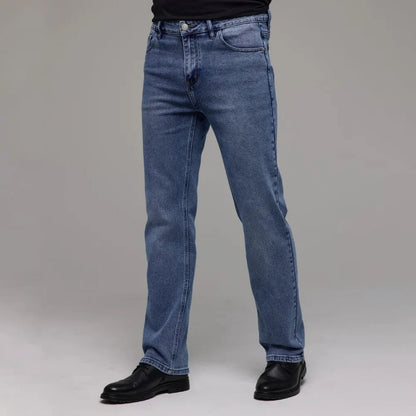 Jean pour homme en délavage bleu moyen